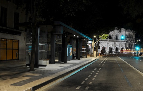 Abri voyageur BHNS NIMES METALCO MOBILCONCEPTS