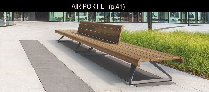 AIR PORT banc bois METALCO MOBILCONCEPTS
