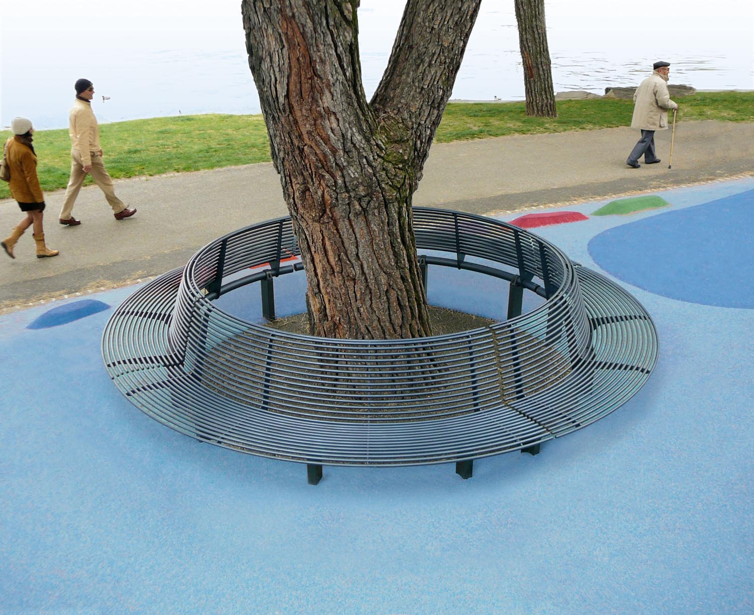 BANC COURBE METALCO│Collection Libre