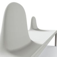 ULURU Banc modulable en béton, Mobilier urbain design