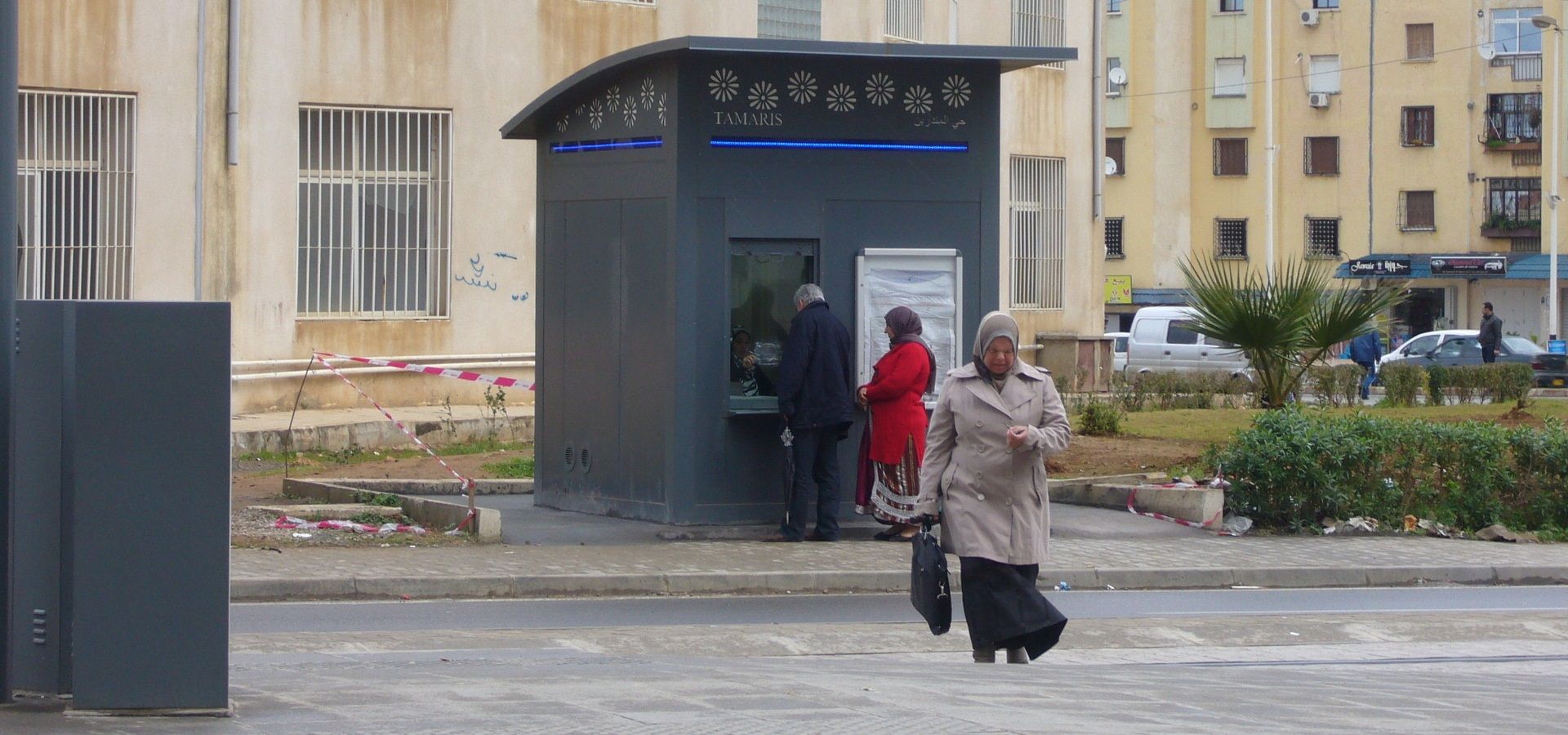 Algérie - kiosque billetique Mobilconcepts (Metalco) Tramway Alger