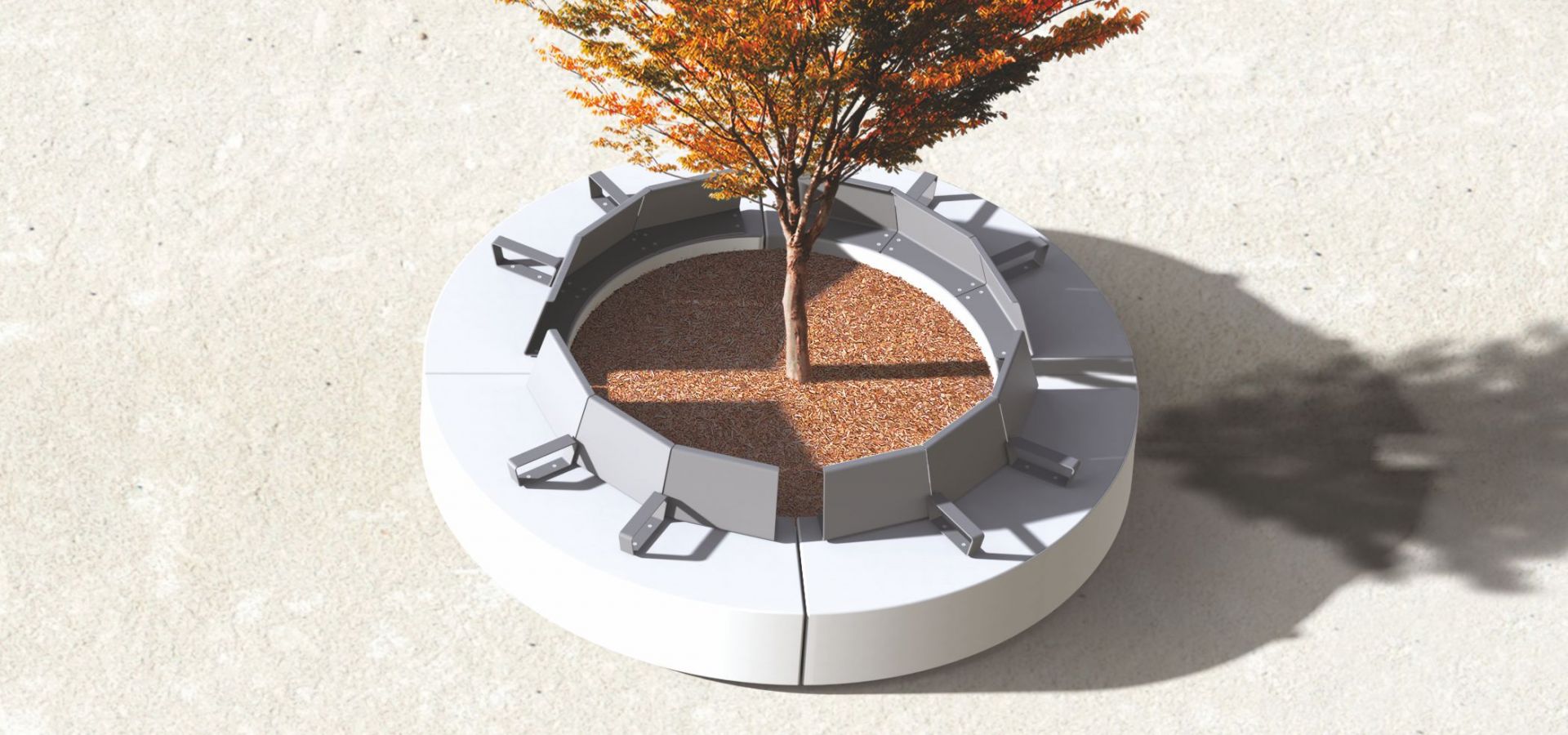 assise beton courbe